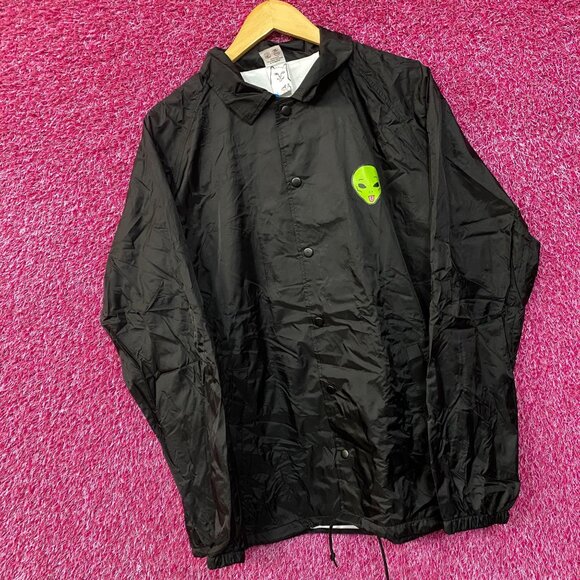 RIPNDIP We're Outta Here! Alien Winbreaker size Large - Picture 3 of 5